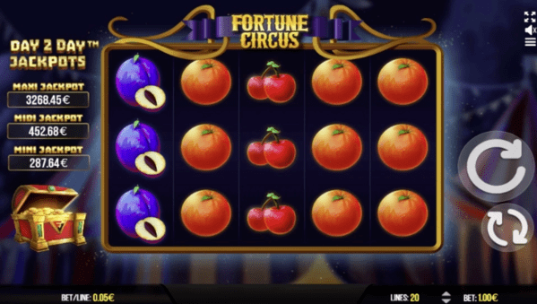 Fortune Circus Slot spel 